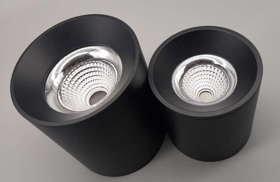 High output COB downlight housing for industrial warehouse lighting