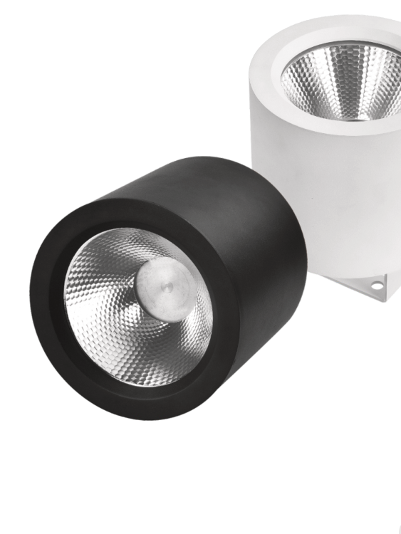 IP65 surface mounted downlight housings for supermarket ceilings