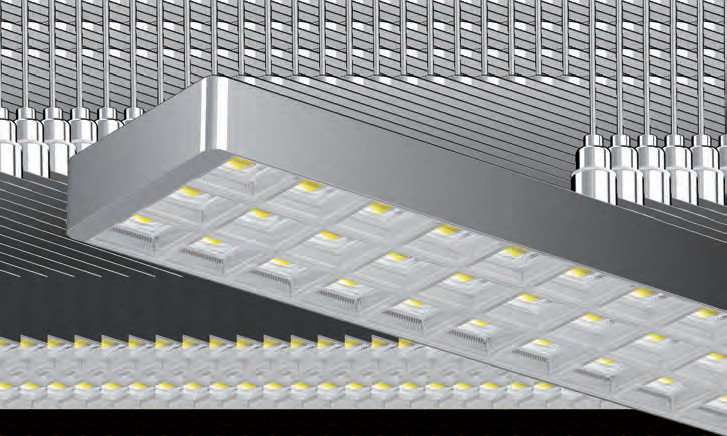 Glory Series linear light body close-up