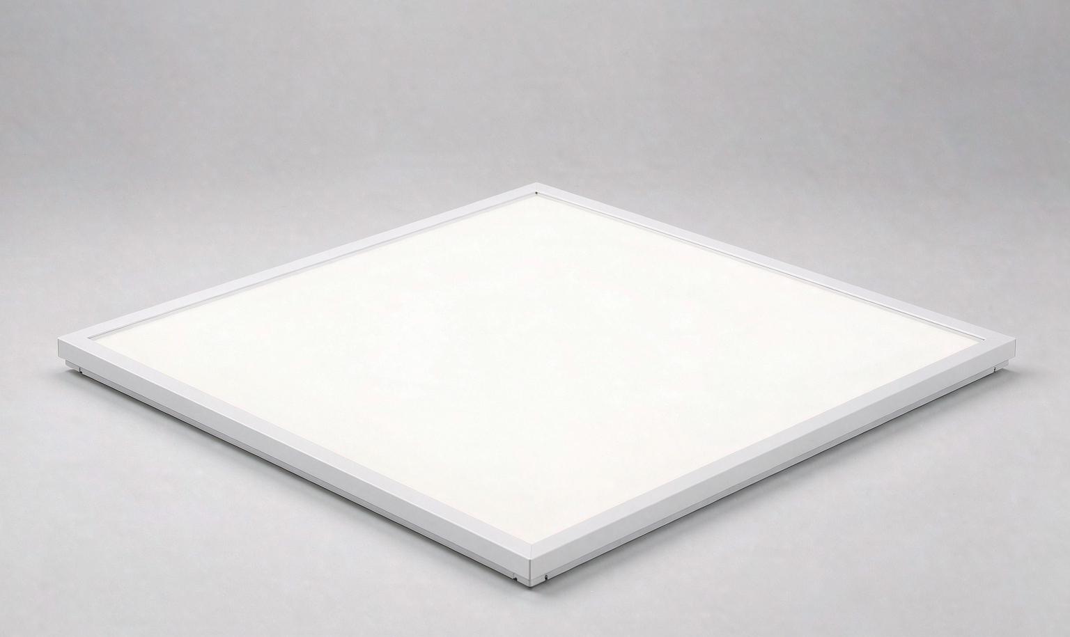 Back-lit LED panel assembly with an aluminium frame