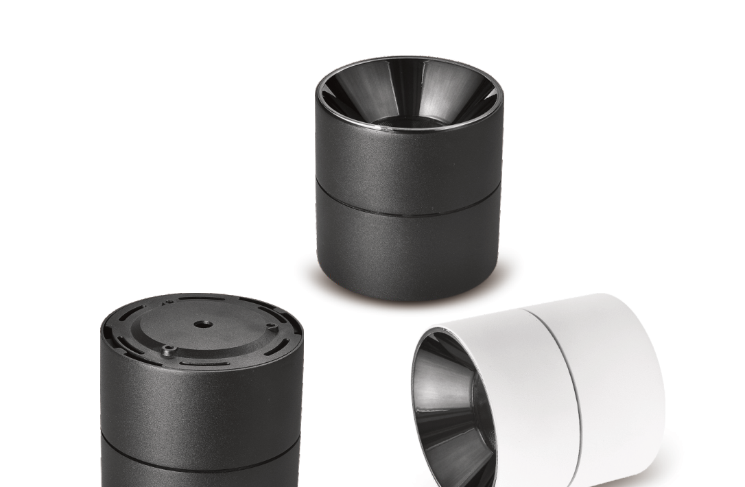 COB downlight housings for metro and railway station concourses